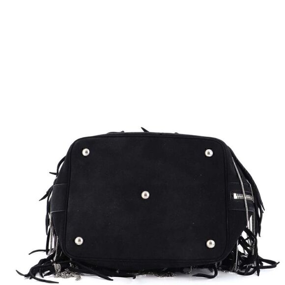 YSL Saint Laurent emmanuelle fringe bucket bag - Picture 5 of 8